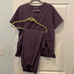 Large High Waisted Mandala Scrub Set